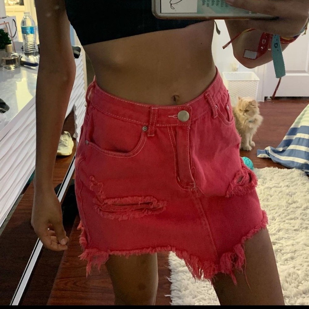 Jean skirt
